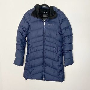 Marmot Blue Puffer Jacket